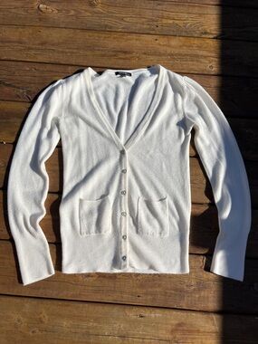 George Classics white button up cardigan
